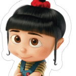 Agnes Despicable Me Sticker