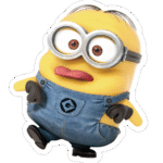 Funny Minion Sticker