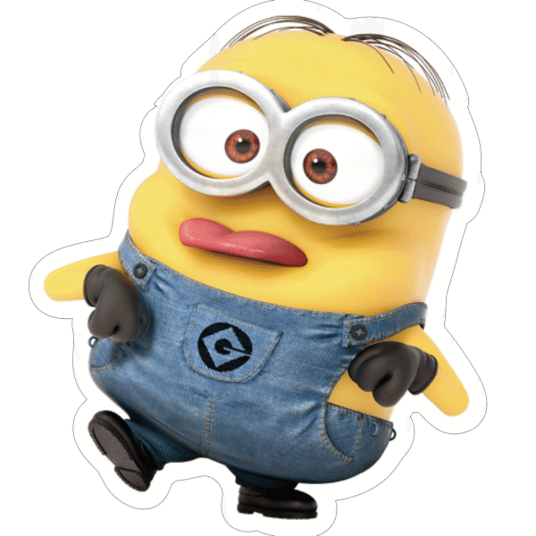 Funny Minion Sticker