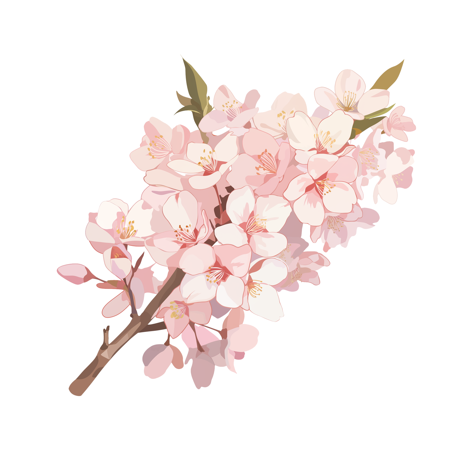 252 FLOWER STICKER - Image 1
