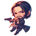 JOHN WICK STICKER