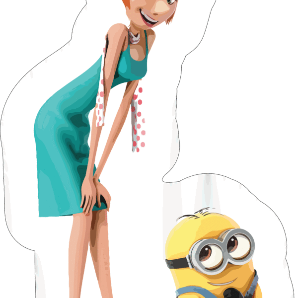 Scarlett Overkill and Minion Sticker