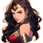 WONDER WOMEN STICKER