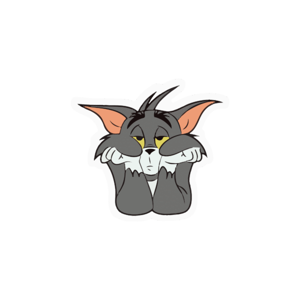 SAD TOM STICKER