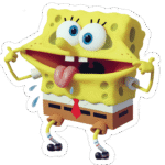 Spongebob Squarepants Silly Face Sticker