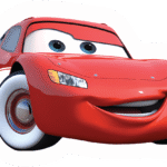 Lightning McQueen Cartoon Car Sticker