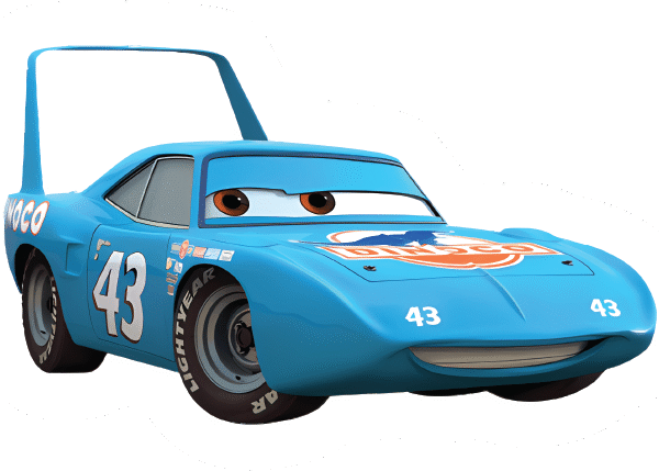 The King Dinoco 43 Sticker