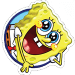 Surprised Patrick Star Sticker