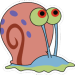 Gary the Snail Sticker