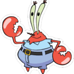 Mr. Krabs 2 Sticker