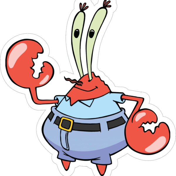 Mr. Krabs 2 Sticker