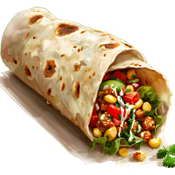 Delicious Burrito Sticker