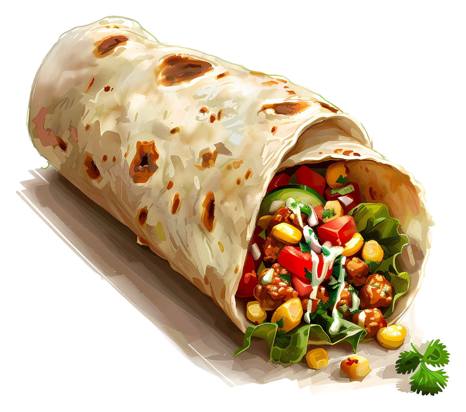 380 Delicious Burrito Sticker - Image 1
