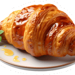 Golden Croissant Sticker