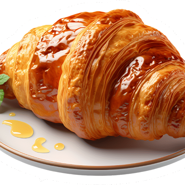 Golden Croissant Sticker