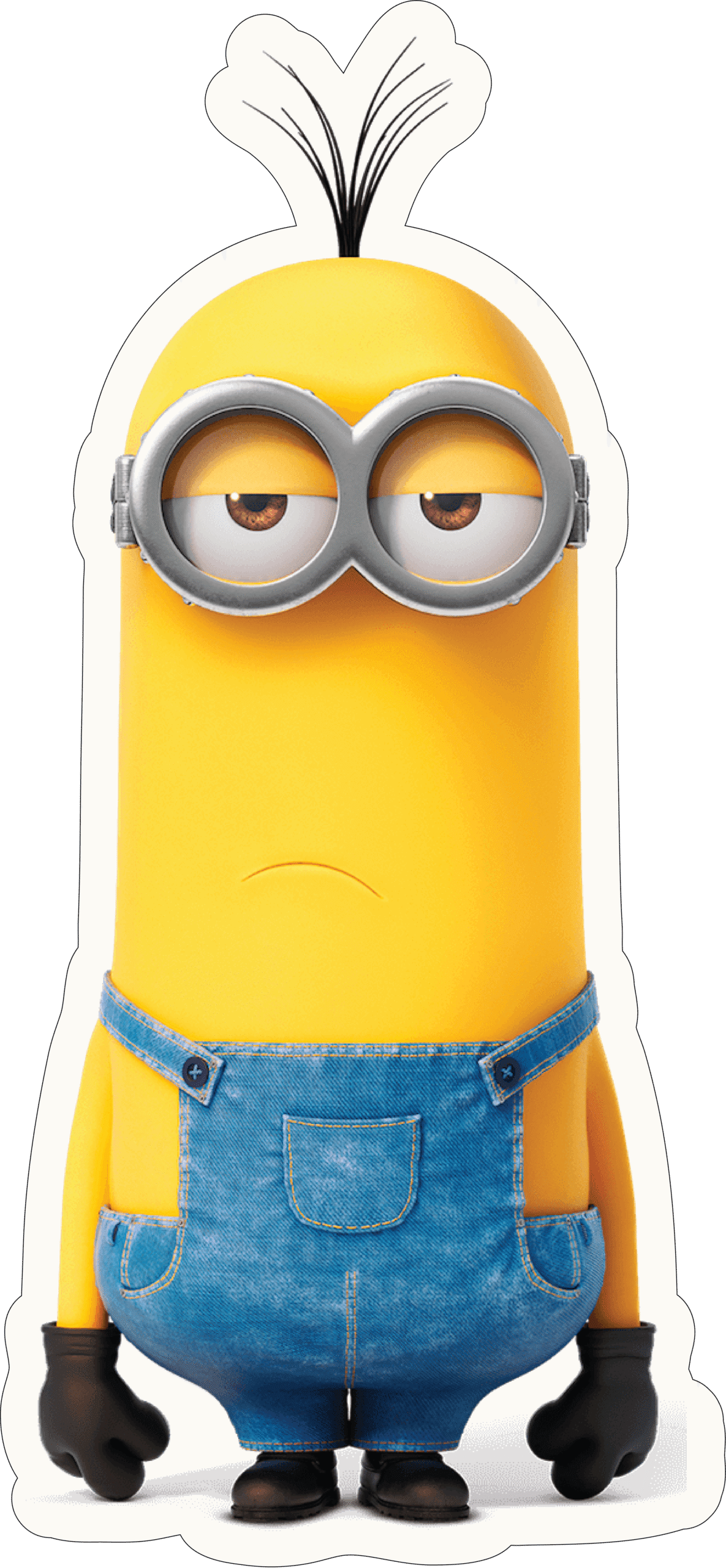 4 Grumpy Minion Sticker - Image 1