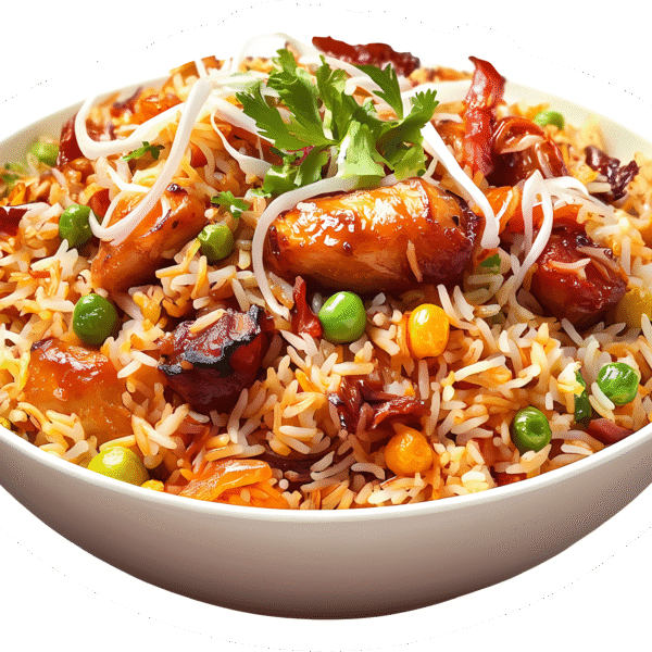 Yummy chicken fried rice sticker