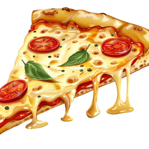 Cheesy Pizza Slice Sticker