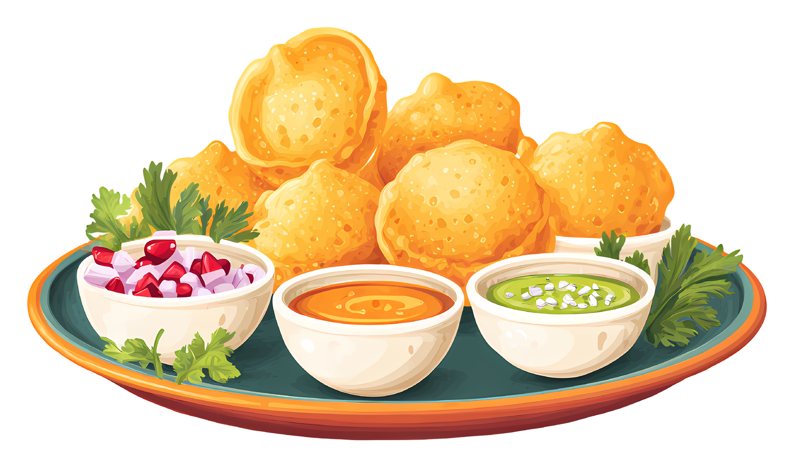 412 Pani Puri Sticker - Image 1