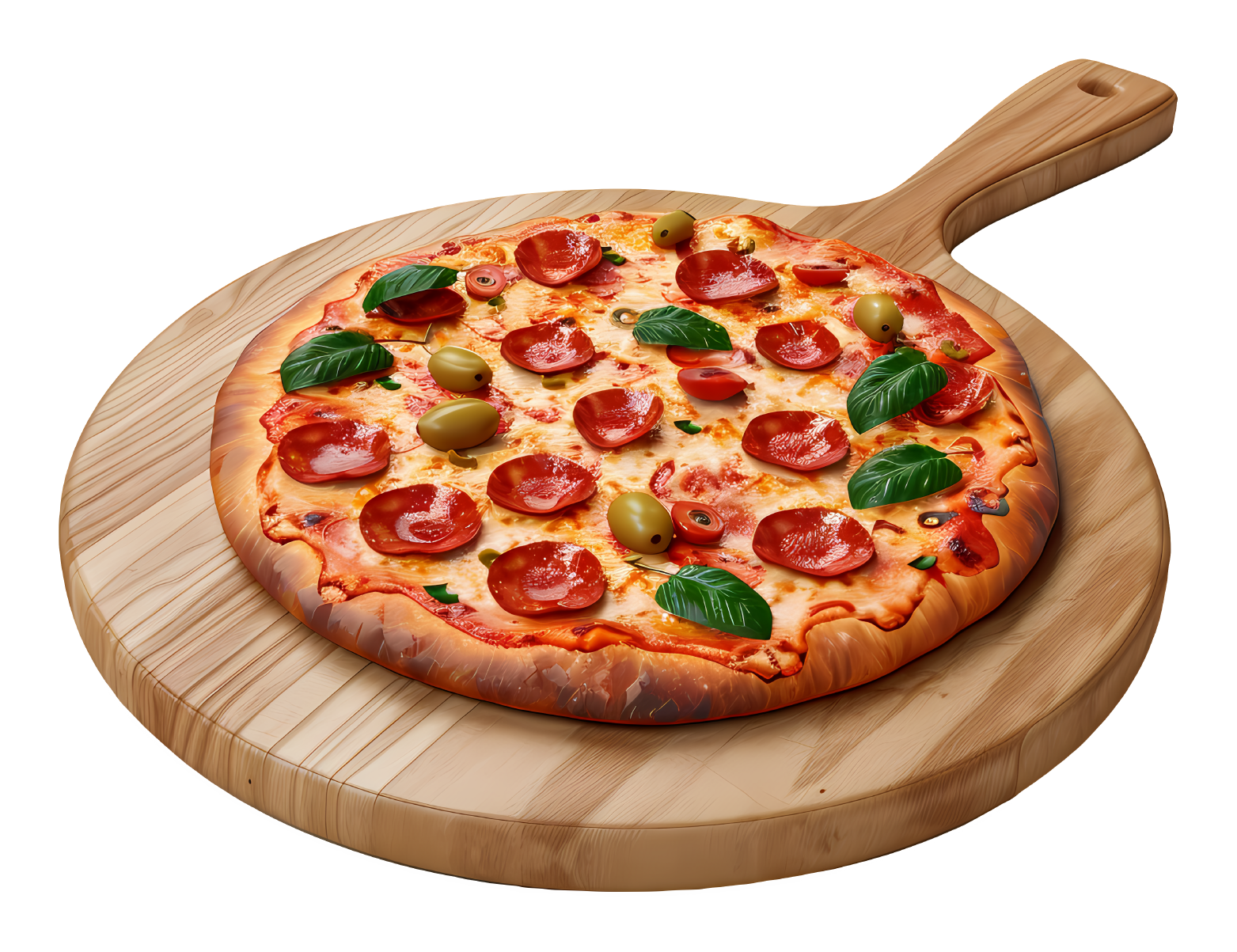 414 Pepperoni Pizza Sticker - Image 1