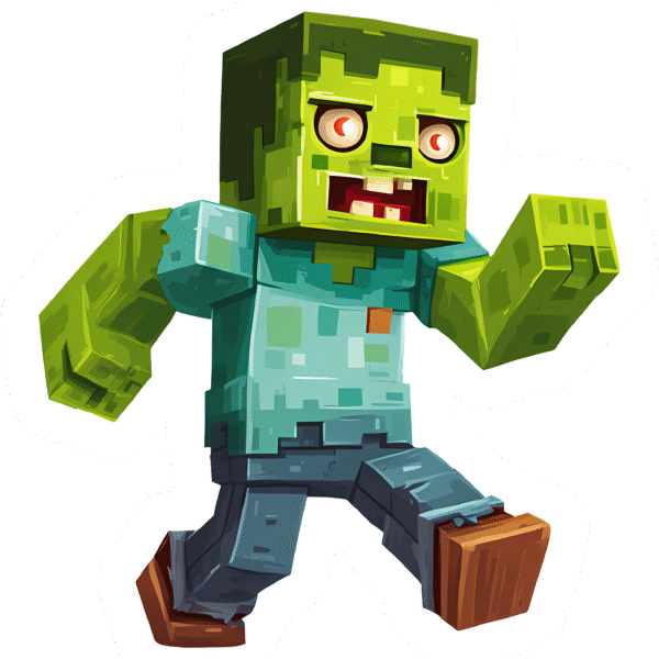 Minecraft Zombie Sticker