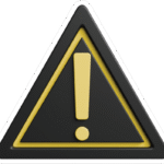 TRIANGULAR WARNING STICKER