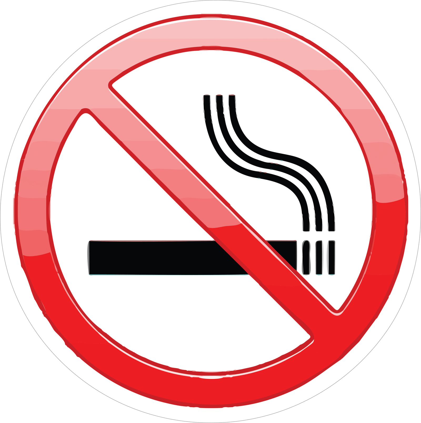 47 NO SMOKING STICKER - Image 1