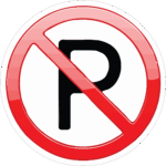NO PARKING STICKER