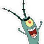 Plankton Sticker