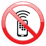 NO PHONE ALLOW  STICKER