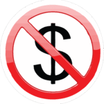 NO CASH TRANSACTION STICKER