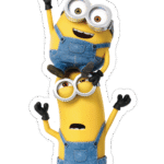 Stacked Minions Sticker