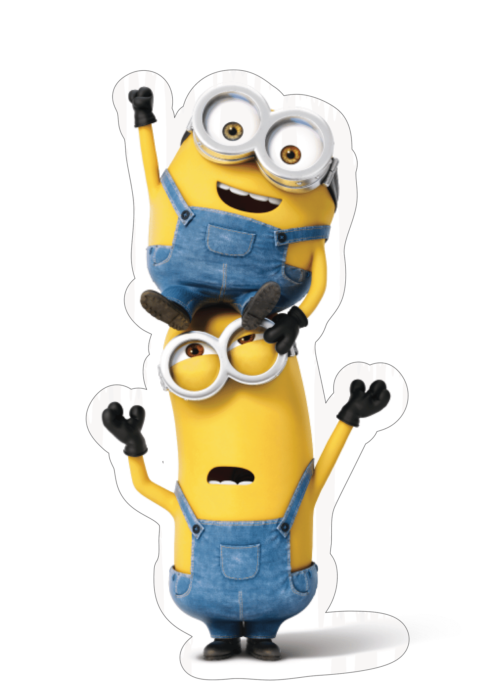 6 Stacked Minions Sticker - Image 1