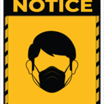 WEARING MASK STICKER