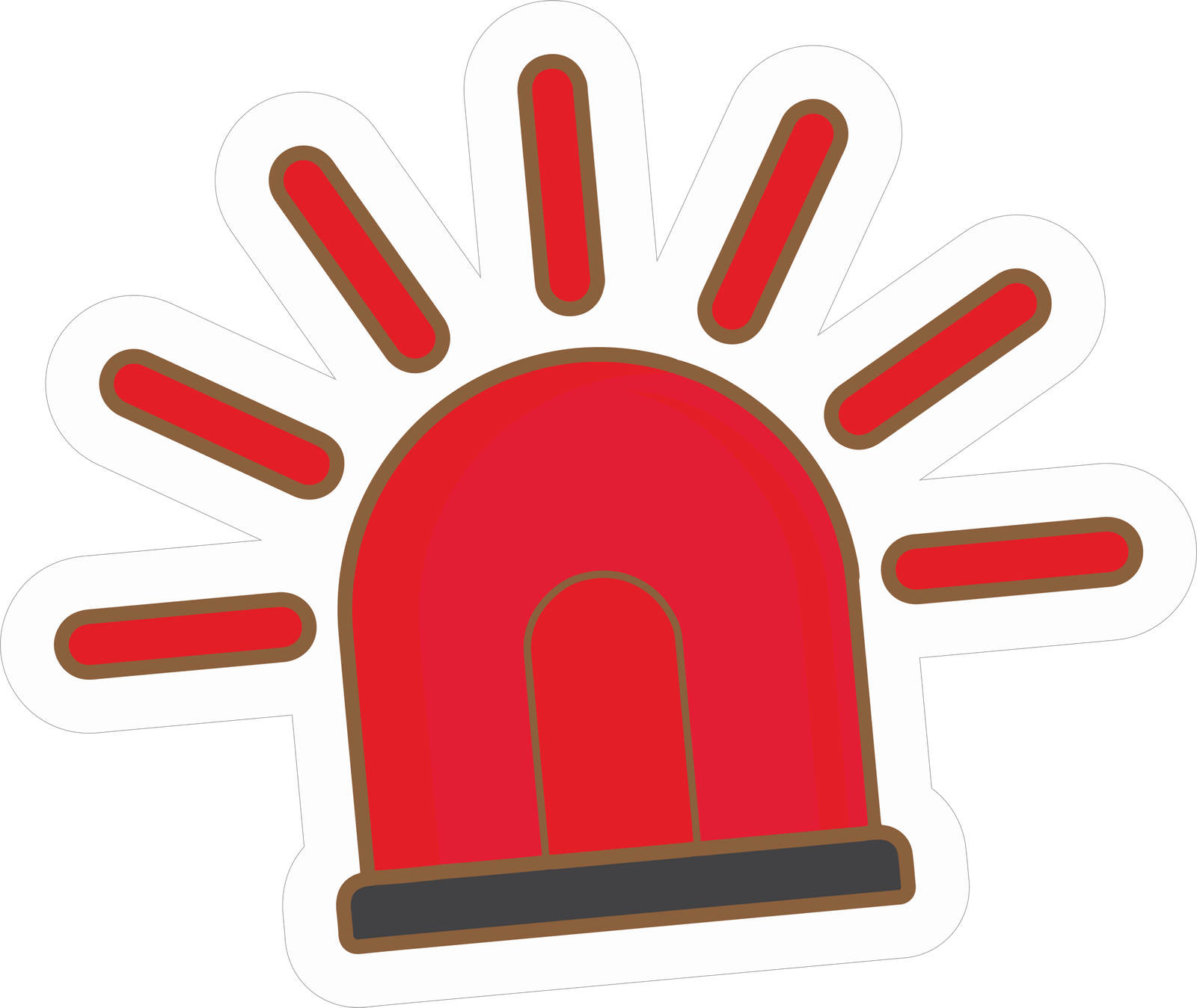 69 SIREN STICKER - Image 1