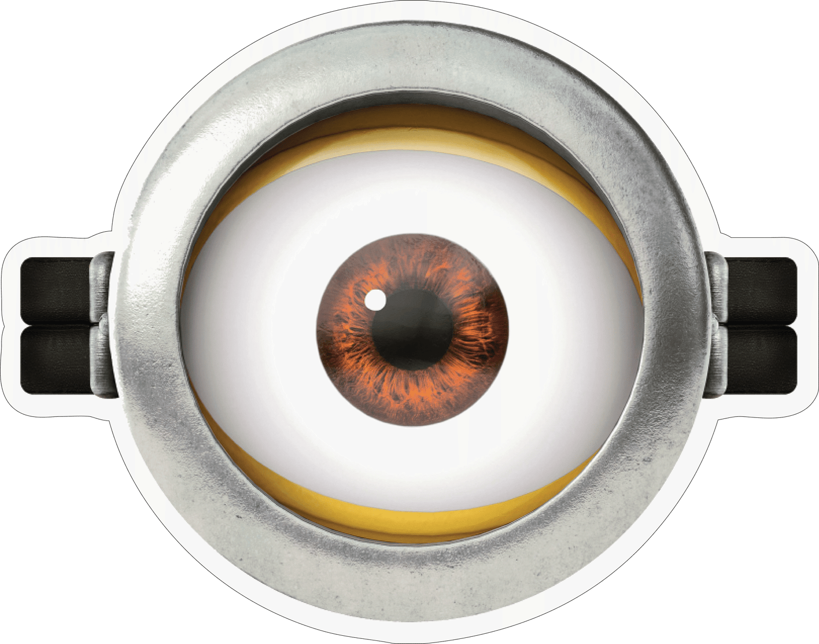 7 Minion Goggle Eye Sticker - Image 1