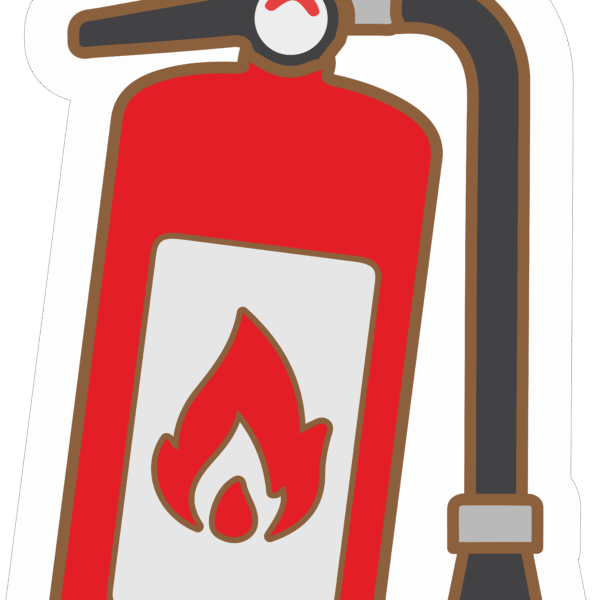 FIRE EXTINGUISHER STICKER