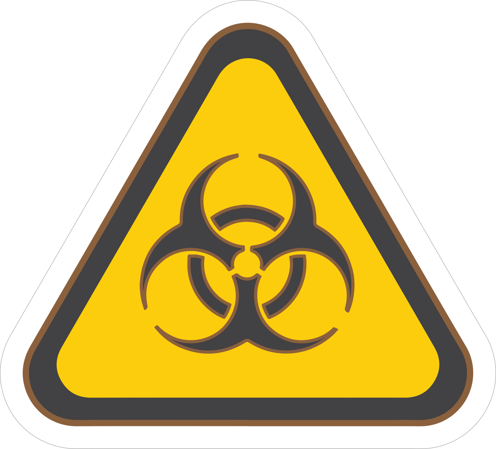 74 WARNING STICKER - Image 1