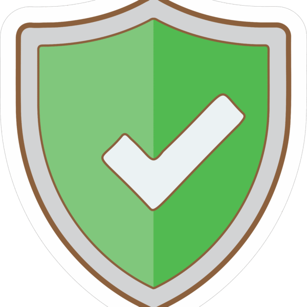 GREEN SHIELD STICKER