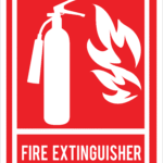 FIRE EXTINGUISHER STICKER