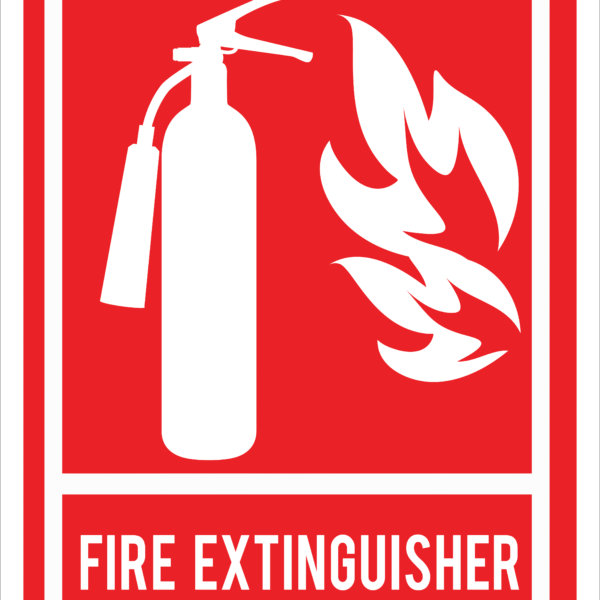 FIRE EXTINGUISHER STICKER