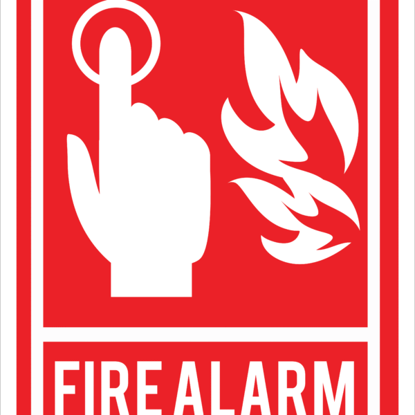 FIRE ALARM STICKER