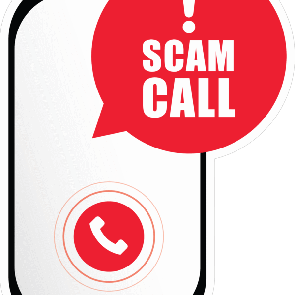 SCAM CALL STICKER