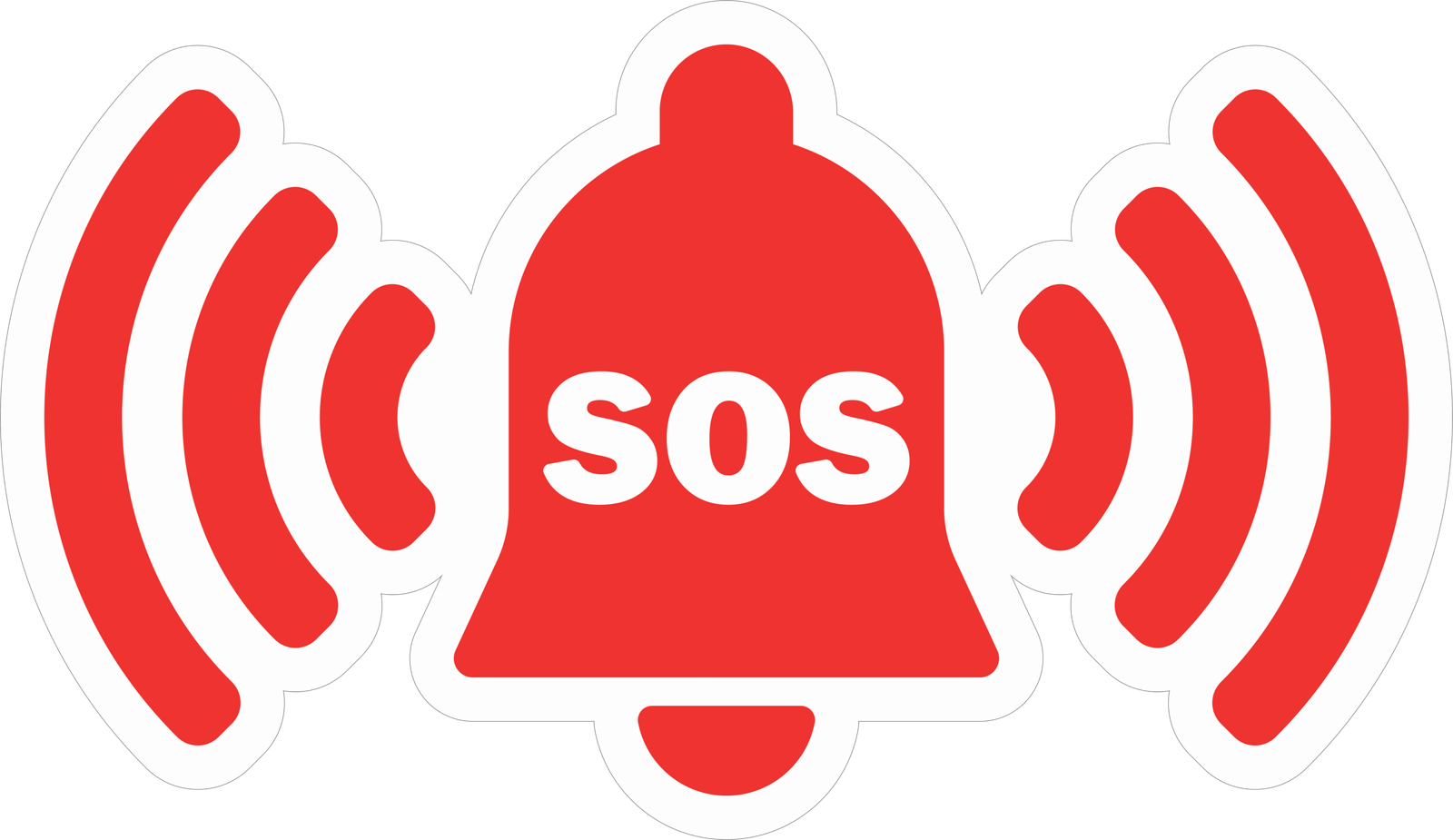 96 SOS STICKER - Image 1