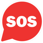 SOS SIGN STICKER