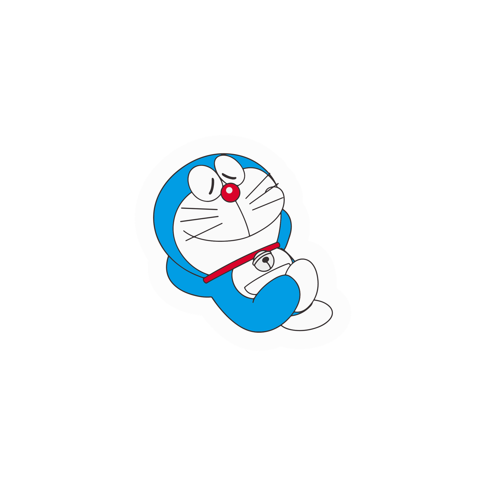 cartoon-01 Doraemon Relaxing Sticker - Image 1
