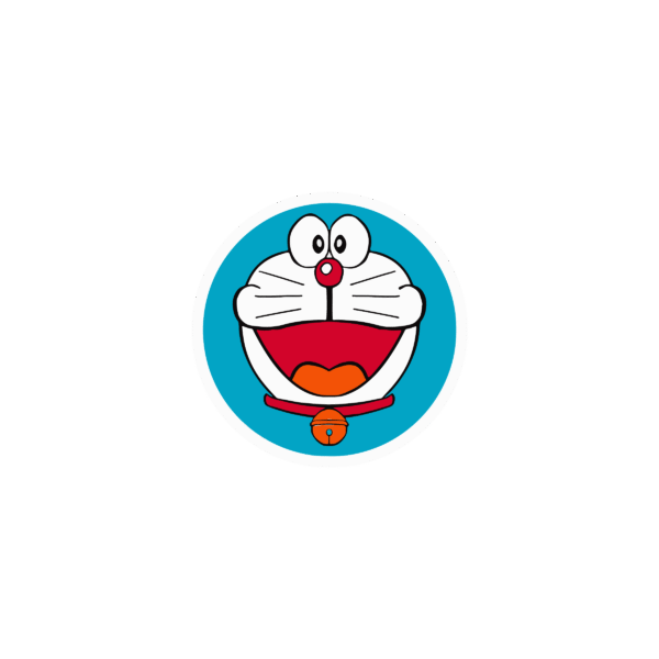 Doraemon Round Sticker