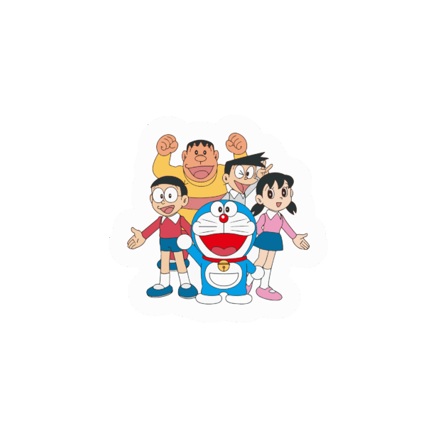 Doraemon and Friends Sticker