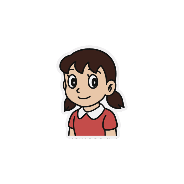 Cute Anime Girl Sticker