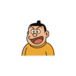 Gian Doraemon Sticker